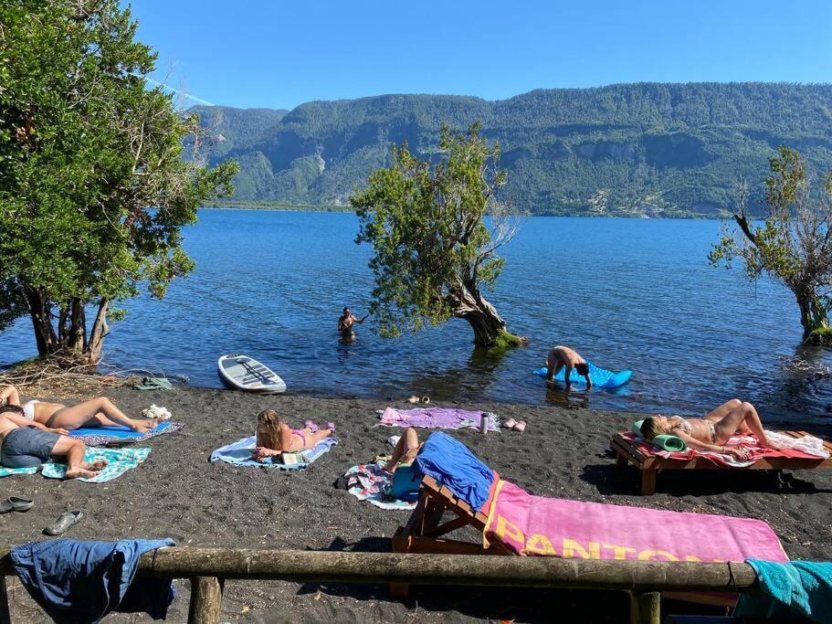 Gran Casa Orilla Playa,12 Personas,5 Dormitorios Coñaripe Esterno foto