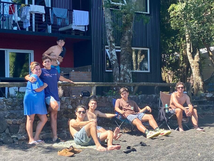 Gran Casa Orilla Playa,12 Personas,5 Dormitorios Coñaripe Esterno foto